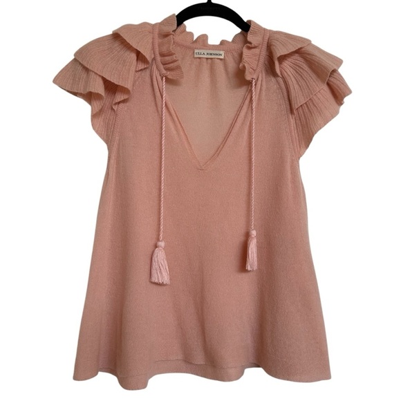 Ulla Johnson Cashmere Sweater Top - Picture 1 of 10
